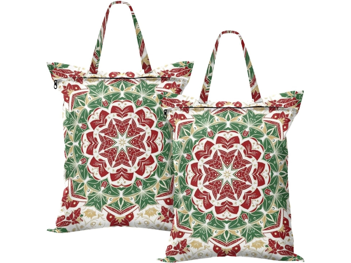 Conjunto Boho De 2 Sacos De Lavanderia, Para Uso Prático E Funcional