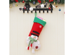 Laxiscreed Acessórios Natalícios Com Boneco De Neve, Pai Natal E Meias De Natal Para Decorar A Sua Casa Nesta Época