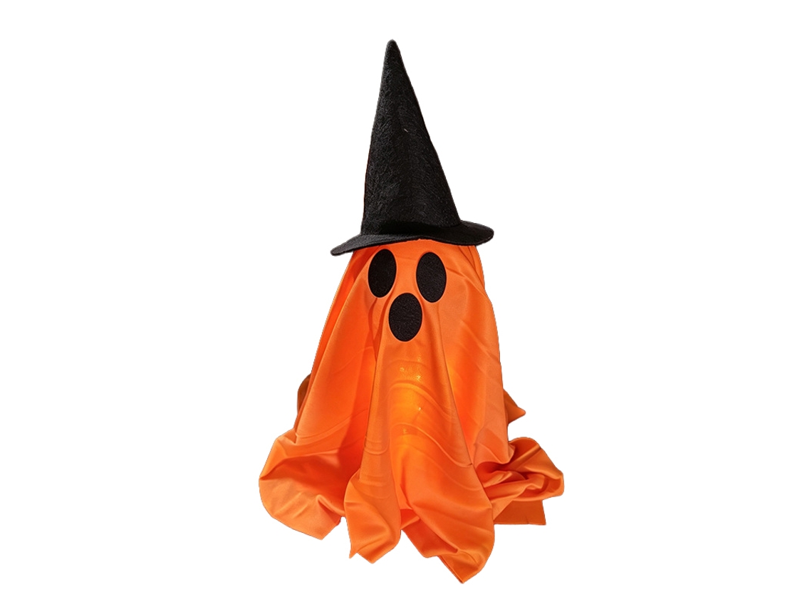 Laxiscreed Fantasma Luminoso De Halloween, Decoração De Mesa 50cm Com Chapéu Para Festas E Casas Assombradas