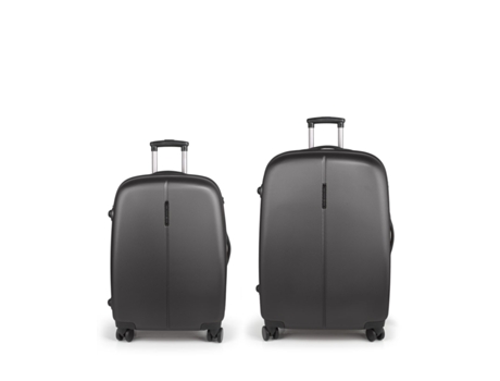 Conjunto de 2 Malas de Viagem GABOL Média e Grande Expansíveis Paradise XP rígidas Cinzento (77x54x29 cm - 170 L)