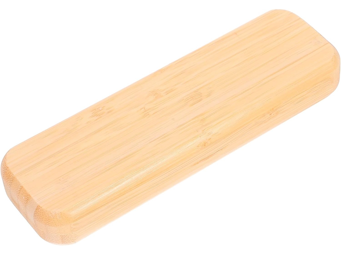 Caixa De Bambu Para Artigos De Papelaria, Com Design Simples E Elegante