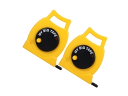 Conjunto de 2 fitas métricas com escala dupla SFUSHOS