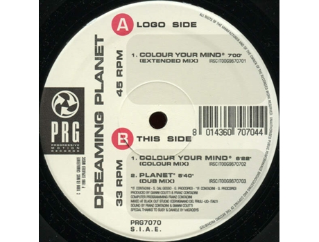 Vinil Colour Your Mind Prg (progressive Motion Records)