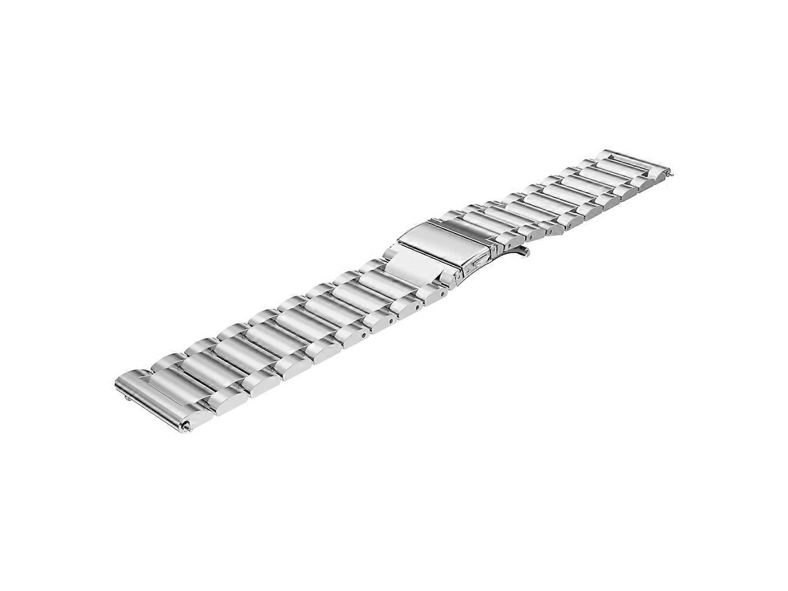 Pulseira De Relógio De Aço Inoxidável, Pulseira De Relógio Prateada, Confortável De Usar, 1 Pacote Olysi Shop