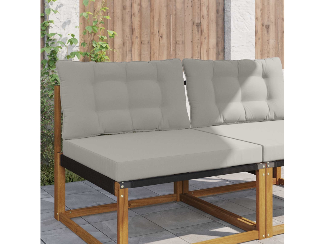 Vidaxl Almofada Para Sofá Externo Poliéster Cinzento 80 X 68,5 Cm