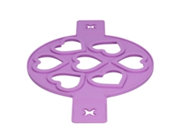 Primerox molde de Silicone Reutilizável de Coração para Panqueca e Ovo Frito Brinquedo de Cozinha