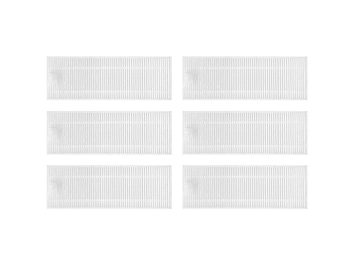 Conjunto de 6 Filtros Hepa para Aspirador Robô 360 S10 X100 Max, Peças e Acessórios para Substituição de Filtros BRILVIBERA