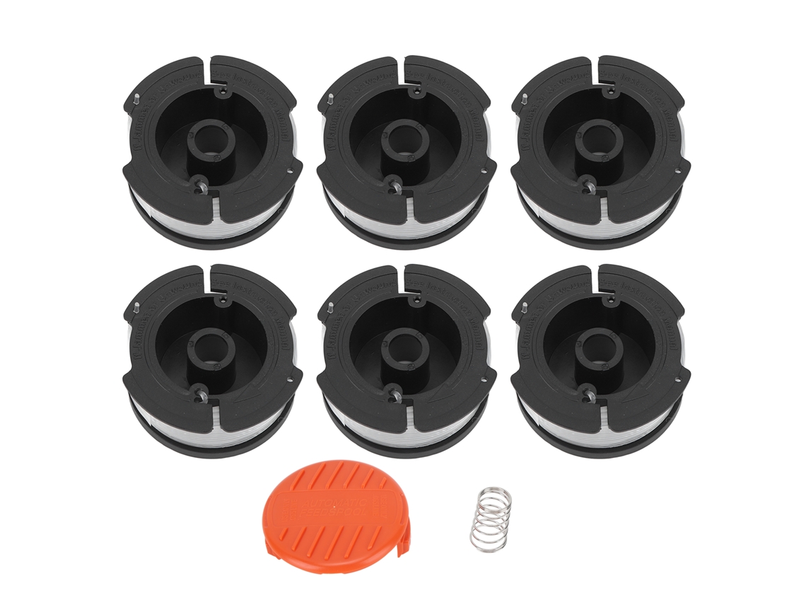 Primerox Rolo Fio para Cortador de Grama AF 100 com 6 Rolos de Nylon e Tampa