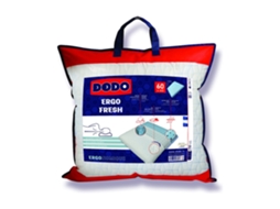 Almofada Fresh DODO (Branco - Tecido e veludo - 60x60x5 cm)