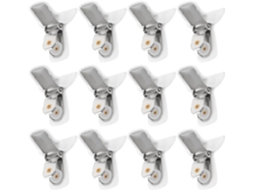 Prendedores de Edredom, Fixadores Lençol, Acolchoados, 12 Peças em Metal e Espuma. Ferramenta CHABERLU