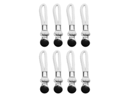 Clips Para Toalhas Com Alça De Algodão Brancas Anti Roxo