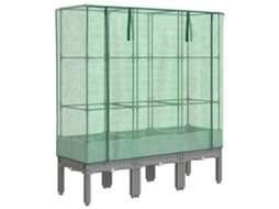 Raised Bed, Raised Beds Vidaxl Cinzeto Polipropileno (120 X 40 X 140 Cm)