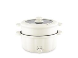 Panela Elétrica A Vapor Multifuncional. Três Temperaturas, 2,5l De Nível Duplo. Hot Pot, Refogar, Cozinhar No Vapor, Etc. Dam