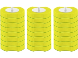 Escova Sanitária AQUAFORGE com suporte, kit com 24 unidades de refis