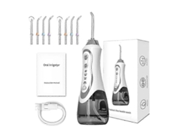 Irrigador Fio Dental de Água Oral para Jatos de Limpeza de Dentes Dentários 300ml Fio Dental Bpf 01 Irrigador Portátil Ipx7 À Prova D'água TAISHENGDA