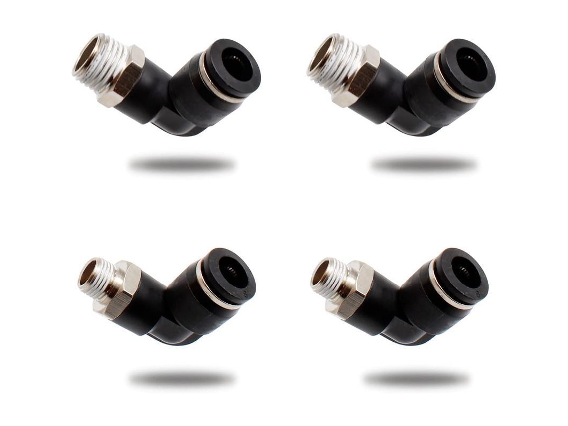 2026 conectores Neumáticos Peças, Modelos 8mm×1/4" Y 8mm×1/8" para Diy Izl de Alta Qualidade