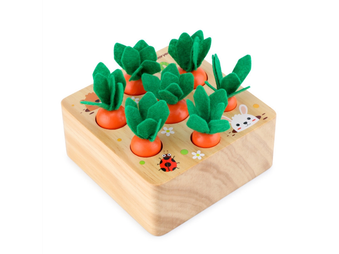Brinquedo Educativo Madeira, Favorece o Desenvolvimento da Motricidade Fina Infantil CZHHMART