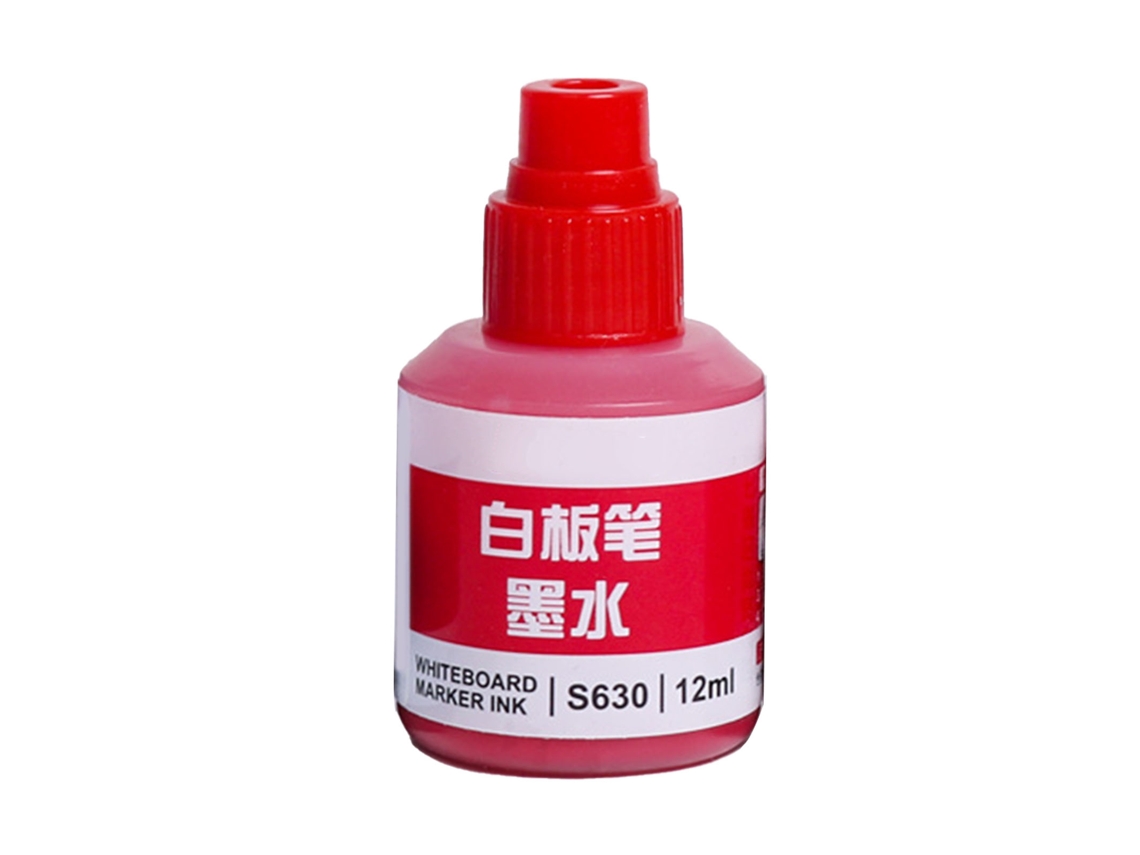 Recarga De Tinta Para Marcador De Pizarra Branca De 12 Ml, Duradera, Para Uso Em Casa E Escola, Cor Vermelha