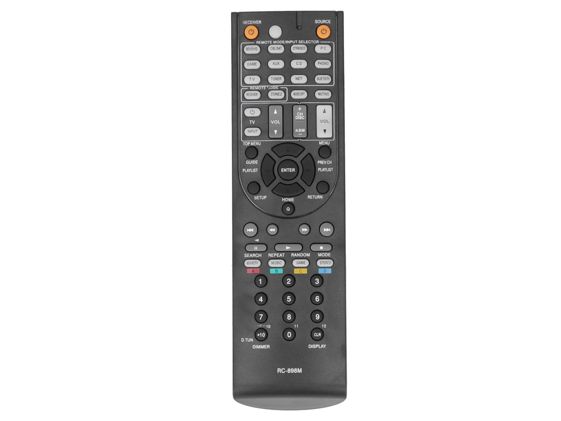 Controle Remoto Substituto Rc898m Para Onkyo Txnr5008 Txnr709 Txnr646 Txnr747 Txnr545 B85b
