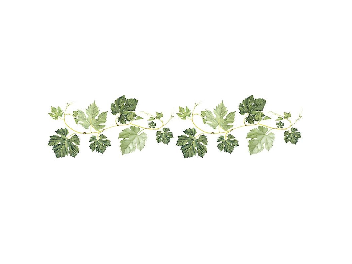 Omni stickers de Parede Folhas de Videira Plantas Verdes Autoadesivos Decoração para Sala de Estar Quarto Cozinha Banheiro Corredor