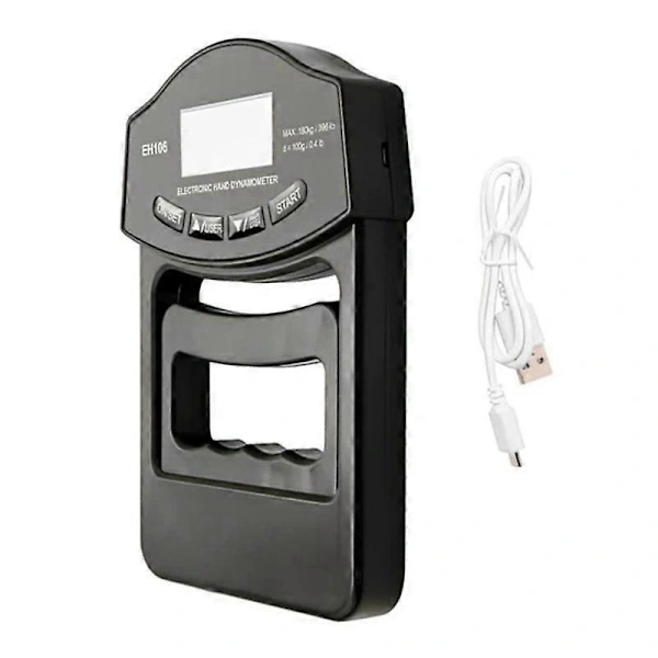 Dinamômetro De Mão Digital 180 Kg(396 Lbs) Com Display Lcd E Conexão Usb. Testador Força Preensão Manual 2025 Polegadas
