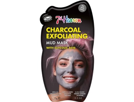 Máscara Facial Carvão Glicólico 7th Heaven