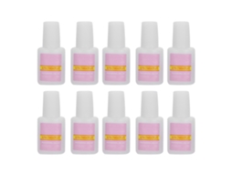 Cola Para Unhas Com Pincel Cola Para Arte De Unhas Cola Para Strass 10g X 10pcs Ferramenta De Manicure