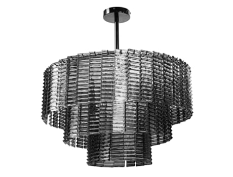 Luminária De Teto Pendente Toollight App1678 8cp Cinza