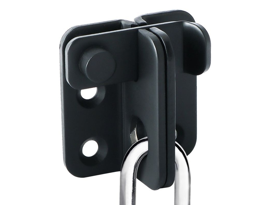 Fecho De Porta Deslizante Com Trava Antifurto Chaveiro De Aço Inox Para Portas Janelas Jardim Segurança