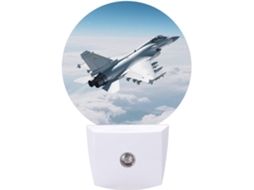 Luminária De Parede Com Sensor Crepuscular, Led 0,5 W, Design Moderno
