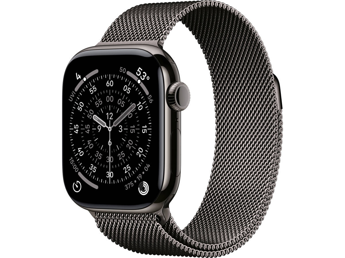 APPLE Watch Series 11 GPS + Cellular 42 mm Titânio Ardósia com Loop Milanesa Ardósia