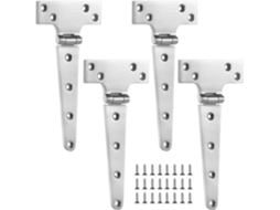 Conjunto De 4 Dobradiças Para Escotilha Barco, Dobradiças Em T De Aço Inoxidável 316, Dobradiças De Porta Armário