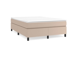 Box Spring Bed, Box Spring Beds Vidaxl Marrom Couro Artificial (160 X 200 Cm)