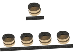 Conjunto De 10 Tiras De Espuma Autoadesivas Para Bordas E Molduras De Parede.