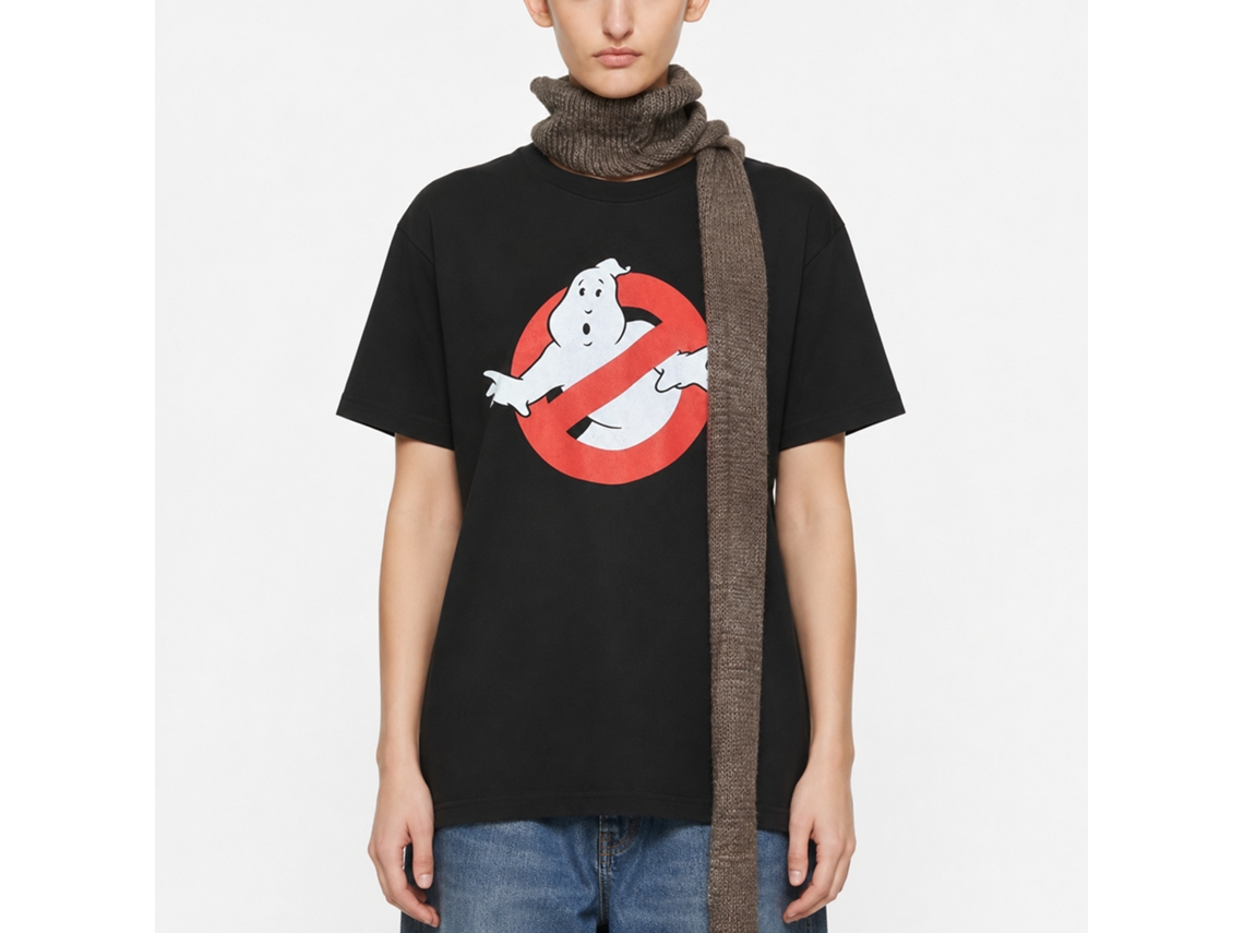 Ghostbusters Logo T-shirt Black Classic Unisex Adults Size:xxxl
