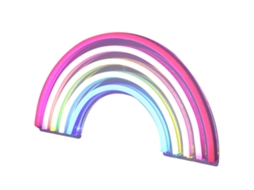 Laxiscreed Abajur De Neon Colorido Com Usb Para Quarto E Decoração Festiva