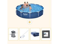 Bestway Piscina Bestway Steel Pro Redonda - 366x76 Cm - 5-peças S217