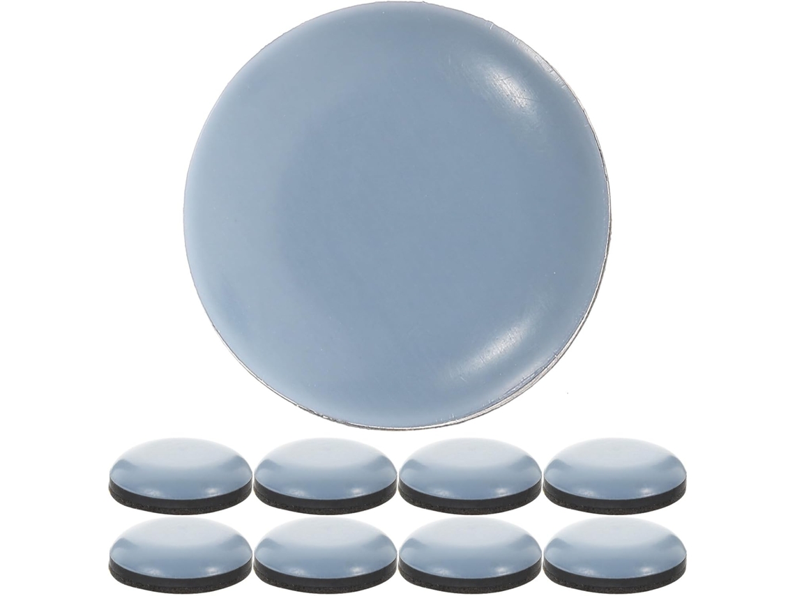 Conjunto de 4 unidades para movimento com rotação de 360° e altura ajustável, em aço carbono.