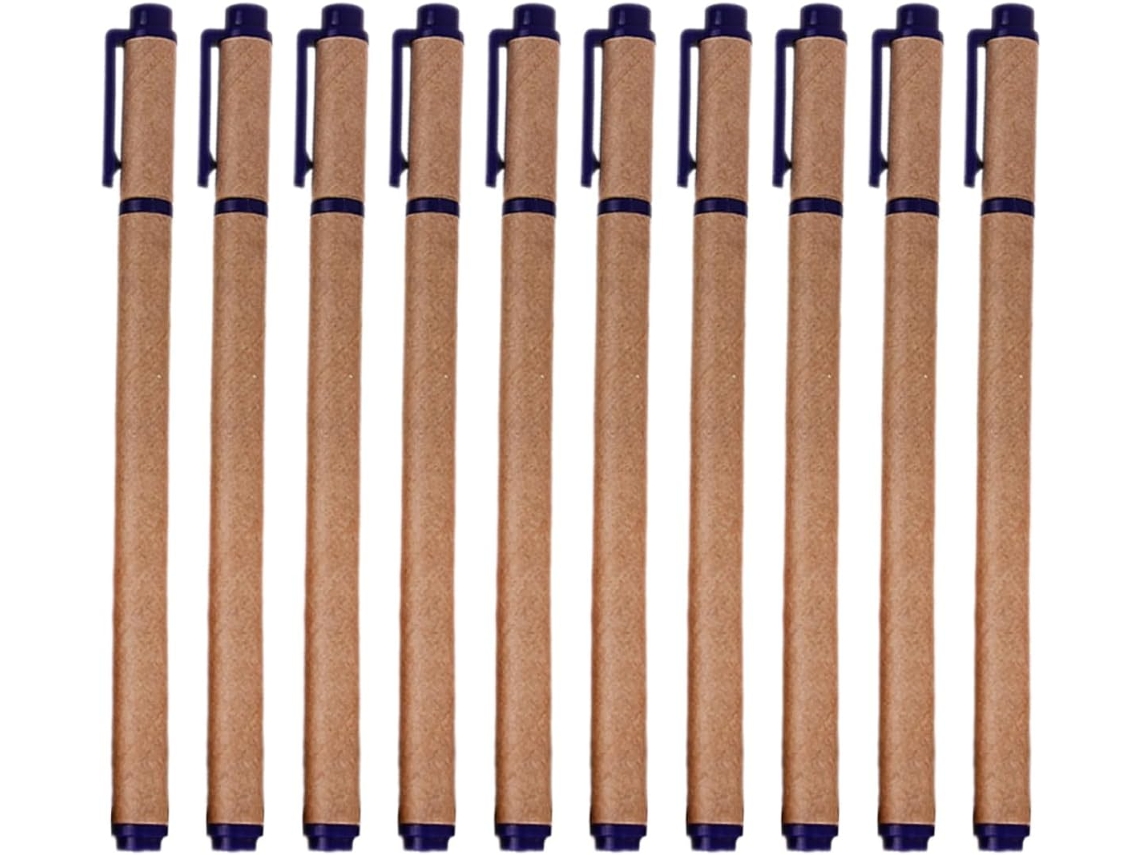 Stobok Conjunto De 10 Canetas Gel Criativas Em Papel Kraft, Para