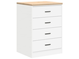 Garage Storage Cabinet, Garage Storage Cabinets Vidaxl Branco Madeira De Pinho (60 X 51 X 85 Cm)