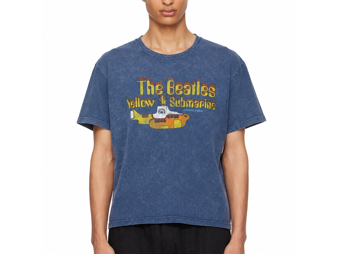 The Beatles Yellow Submarine Nothing Is Real T-shirt Unisex Adults Size:m