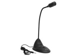 Aetheria microfone Capacitivo de Mesa com Cabo Flexível 3,5mm para Games e Transmissões Ao Vivo