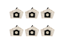 6 Washable Filter Bags for Karcher Wd3 Premium Vacuum Cleaner