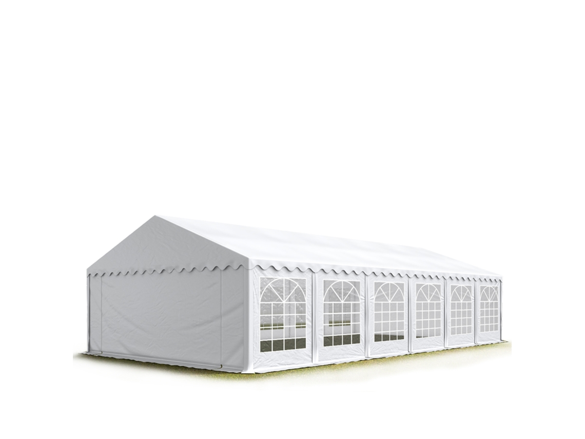 Tenda para Festas 6x12 M, PVC 700, Branco Toolport