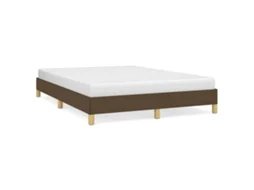 Estrutura De Cama Vidaxl Marrom Tecido (203x143x25 Cm )