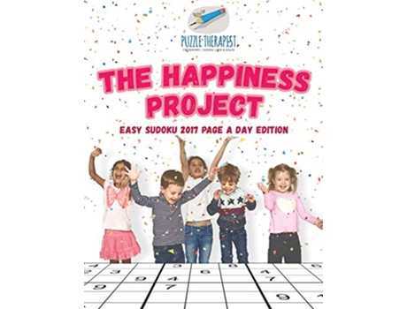 Livro The Happ1ness Project Easy Sudoku 2017 Page a Day Edition de Puzzle Therapist (Inglês)
