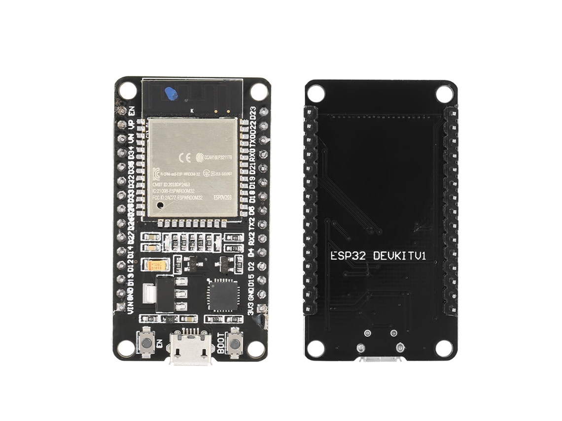 Placa de desenvolvimento Esp32 com módulo sem fio Wifi/Bluetooth e processador dual-core para IoT.
