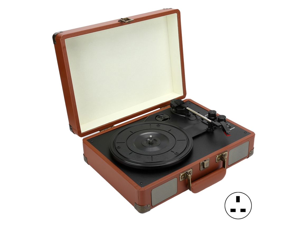 Tocador De Vinil (bluetooth 5.0, 33/45/78 Rpm)