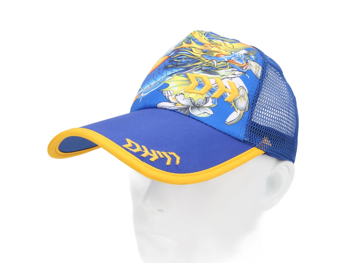 Chapéu de Pesca Ajustável Respirável Azul