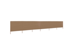Wind Screen, Wind Screens Vidaxl Cinzento-acastanhado Tecido (800 X 80 Cm)
